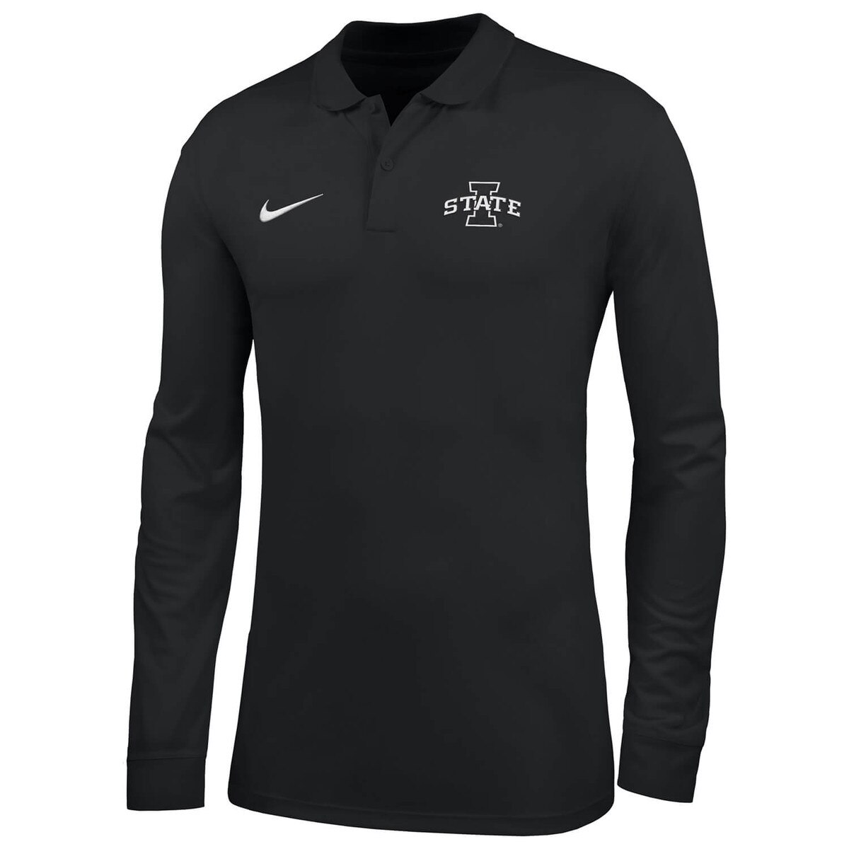Nike I-State Black FA26 Long Sleeve Polo vendor image